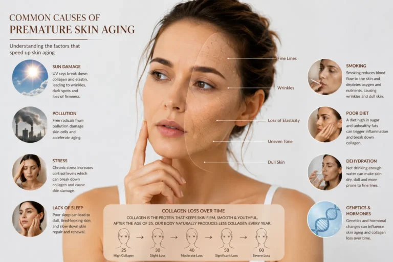 What Causes Skin Aging at KB Wellness Clinic